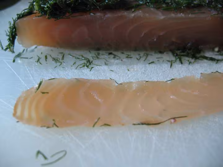 Tranche de gravlax