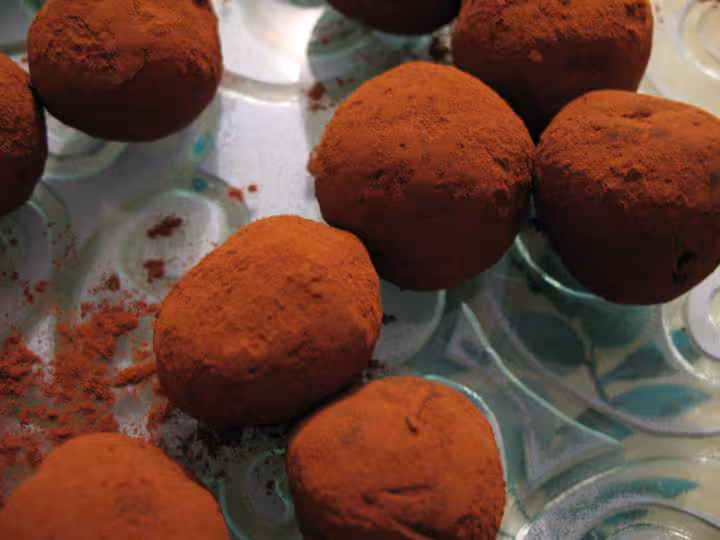 Truffes vegetalienne