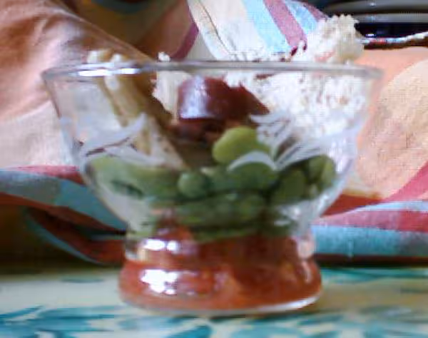 Verrine aux magrets fumes