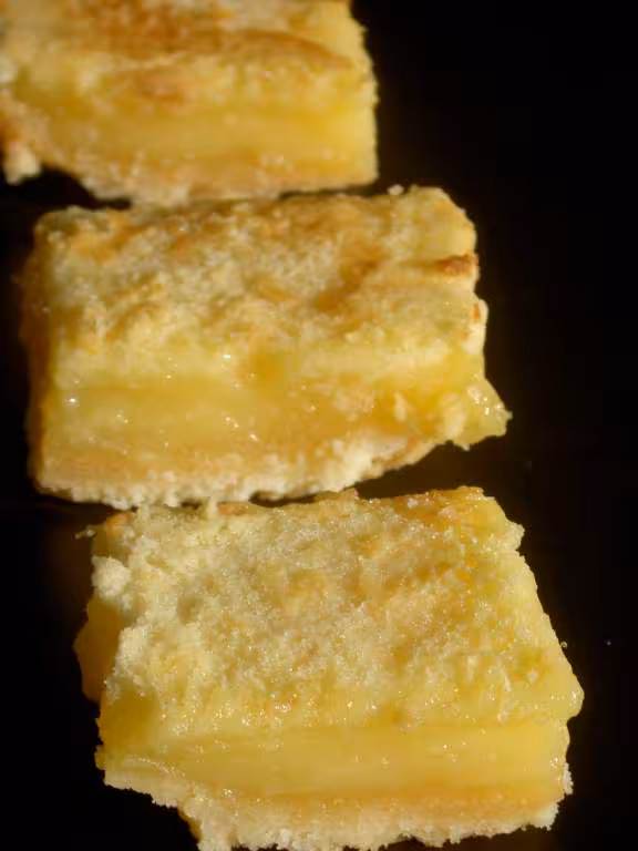 Carres au citron merci flore