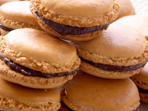 Macarons noisettes caramel recette flore