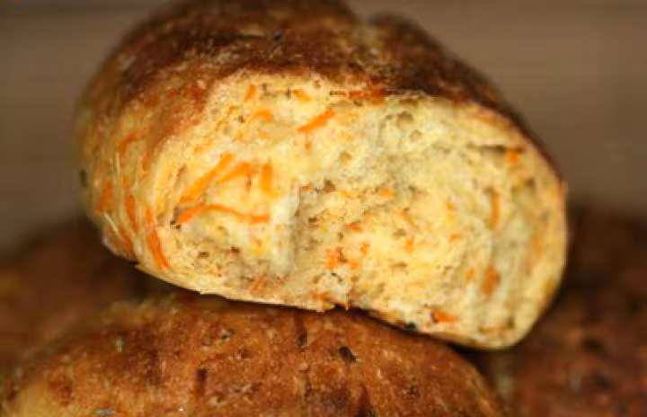 Petits pains a la carotte et au cumin