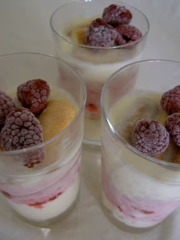 Tiramisu aux framboises