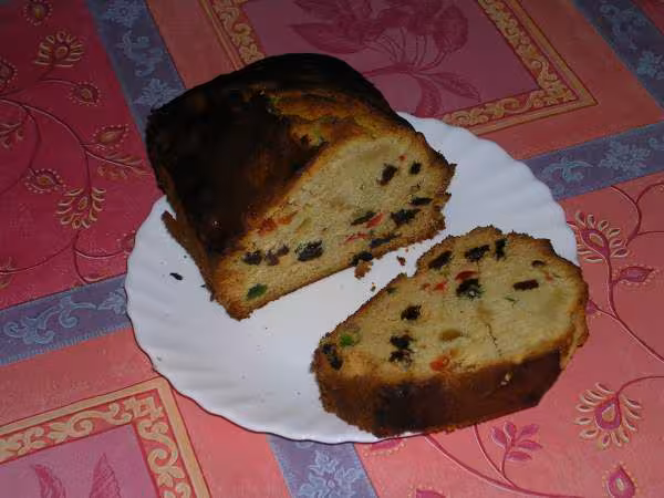 Cake aux fruits confits