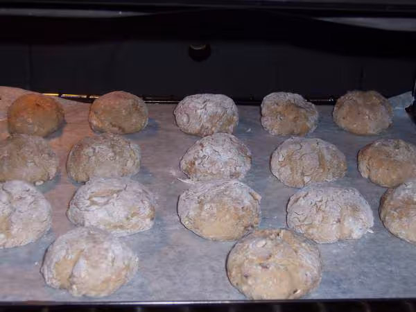 Petits pains aux cereales pour apero