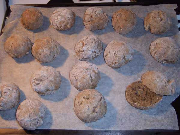 Petits pains aux cereales pour apero