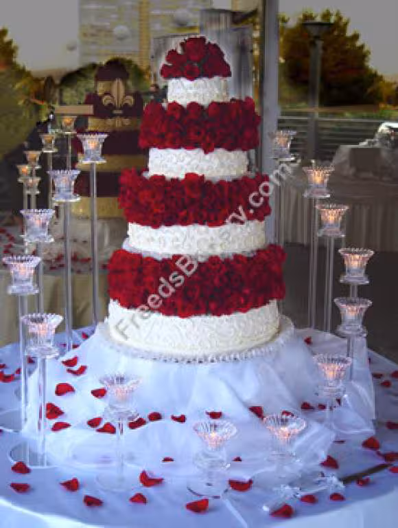 Gateau tour de roses