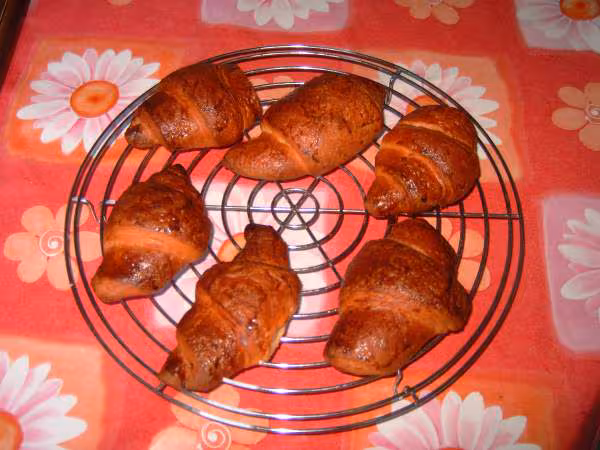 Croissants apres cuisson