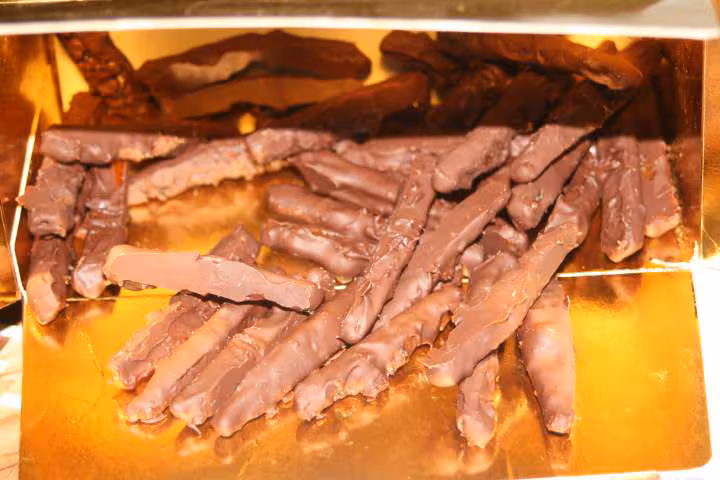 Les orangettes au chocolat
