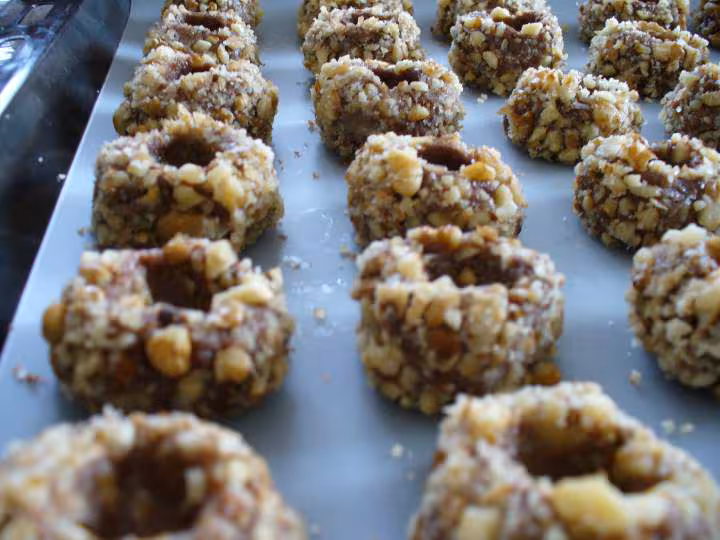 Bnouchees choco caramel 1 avant cuisson