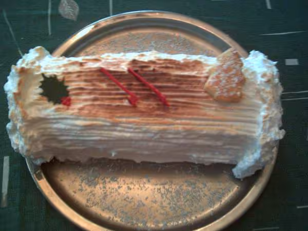 Buche de ma maman et moi