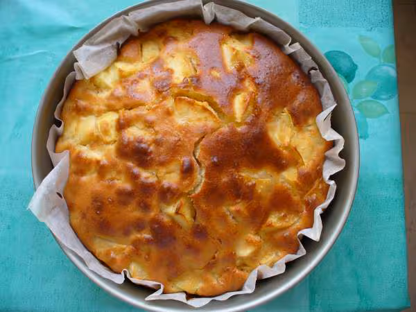 Gateau au yaourt aux pommes