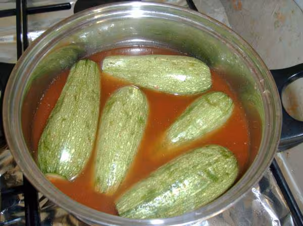Courgettes farcies 1