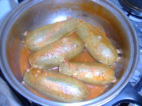Courgettes farcies 2