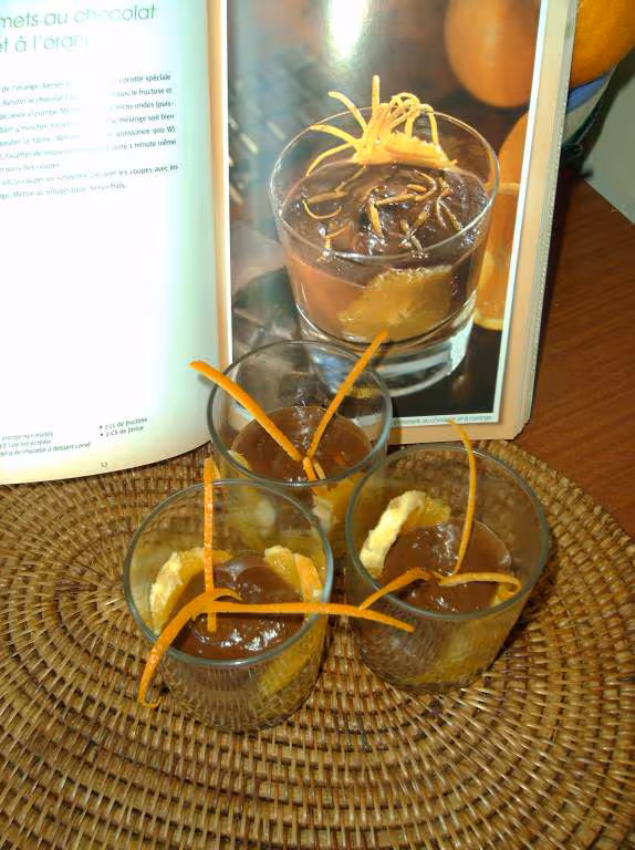 Entremets au chocolat et a l orange ww