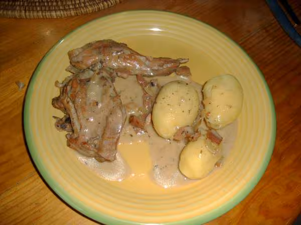 Lapin au cidre facon ww