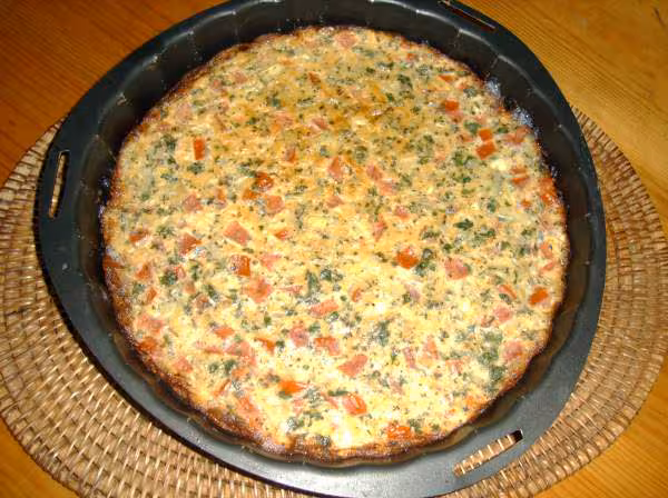 Omelette de courgette 2