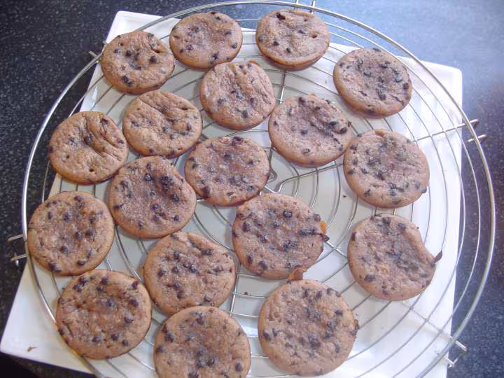 Muffins au pepites de chocolat noir