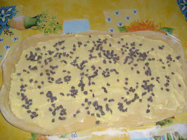 Petits pains aux pepites de chocolat la pate creme pepites
