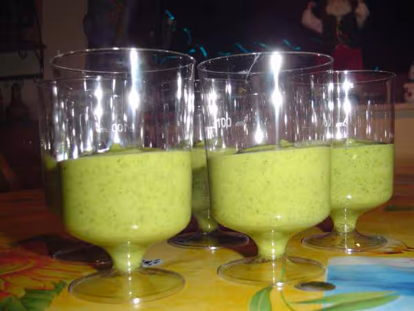 Verrines aux courgettes