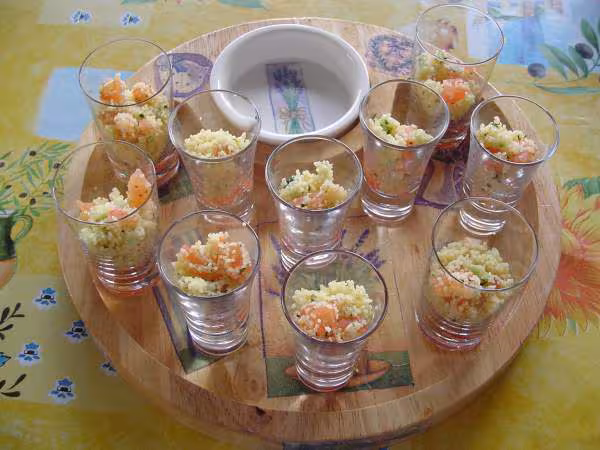 Verrines taboule