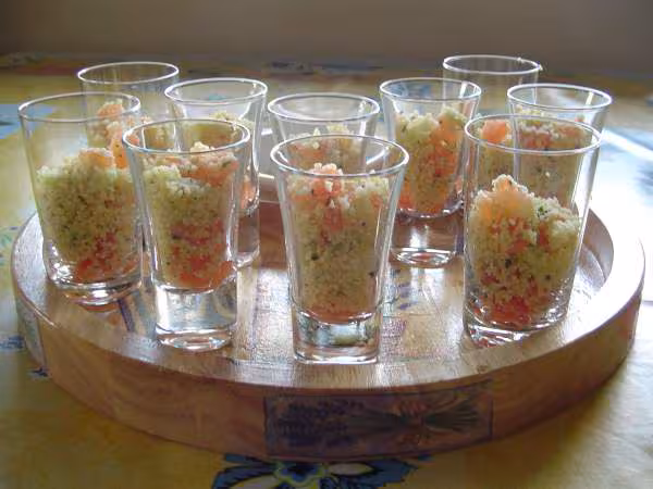 Verrines taboule apero