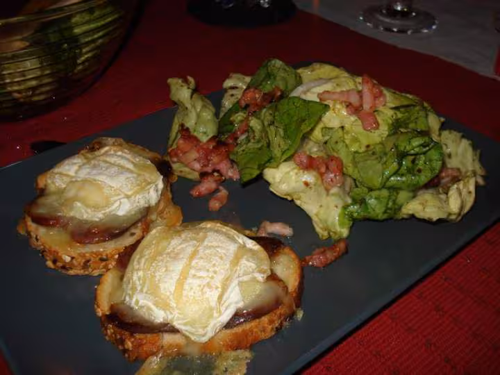 Medaillons de chevre et magret