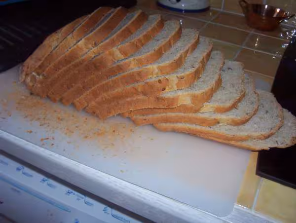 Pain de mie multicereales tranche