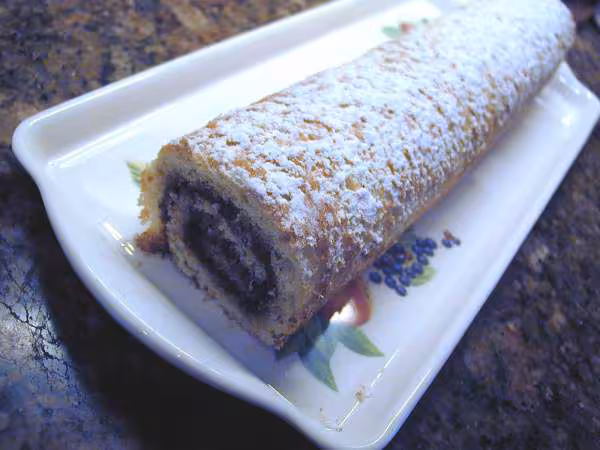 Gateau roule a la confiture