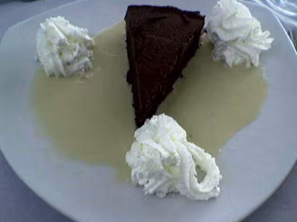 Gateau chocolat pomme et creme