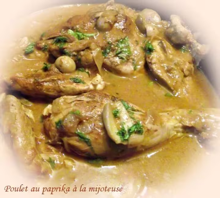 Poulet au paprika