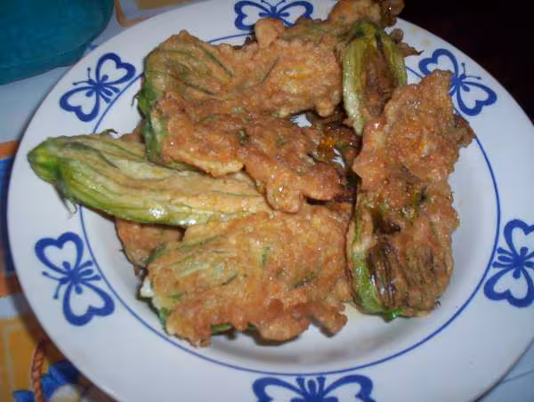 Beignet de fleur de courgette