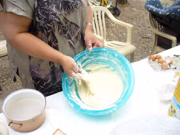 Preparation pate a beignets