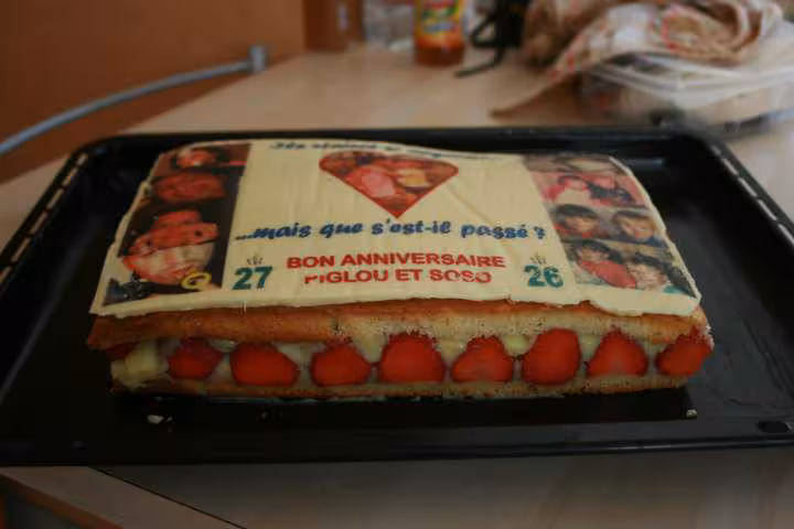 Gateau photo