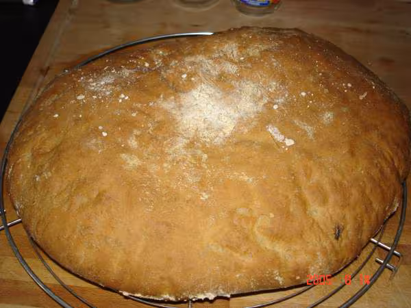 Pain de campagne cuit