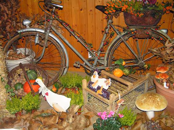 Deco salle champetre aux couleurs d automne