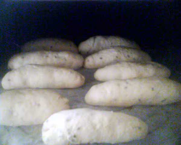 Mes minis pains au fromage de racletteapres la levee