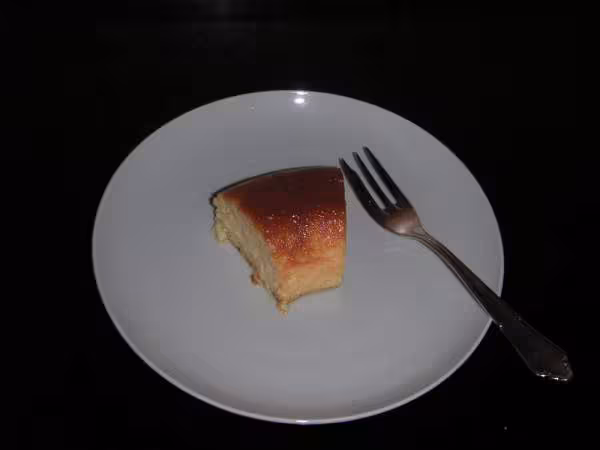 Flan d ananas 1 portion 1 5 pts ww