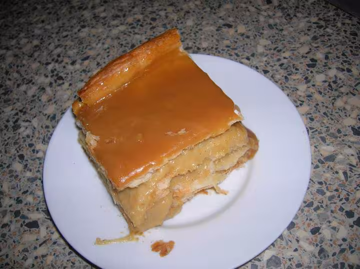 Mille feuille au caramel