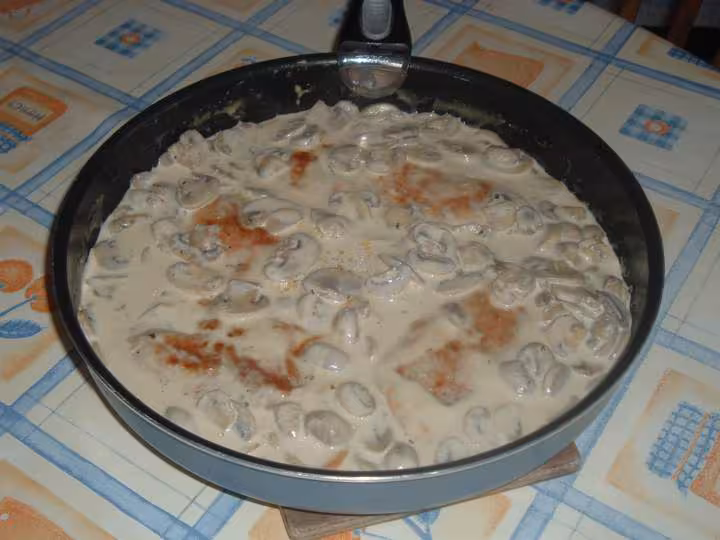Escalopes au boursin ail amp fines herbes et noilly prat