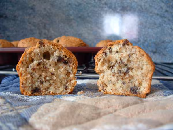 Muffins noisette chocolat