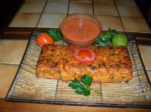Pain de poisson et sa sauce