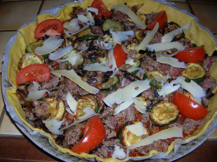 Tarte a la viande hachee