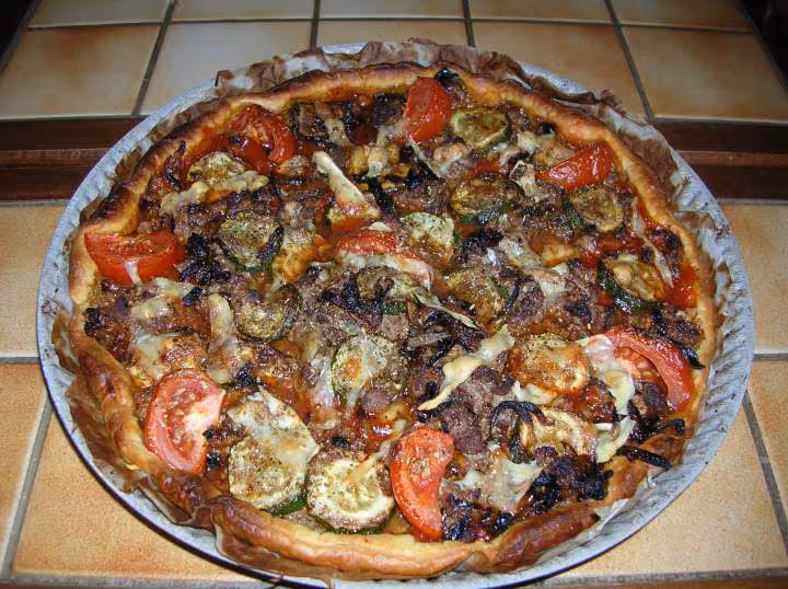 Tarte a la viande hachee