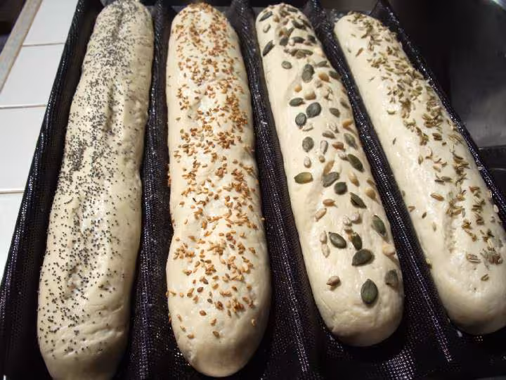 Baguettes crues