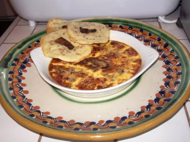 Creme brule aux champignons
