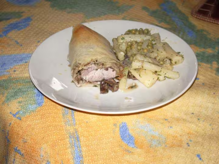 Filet mignon sous pate filo