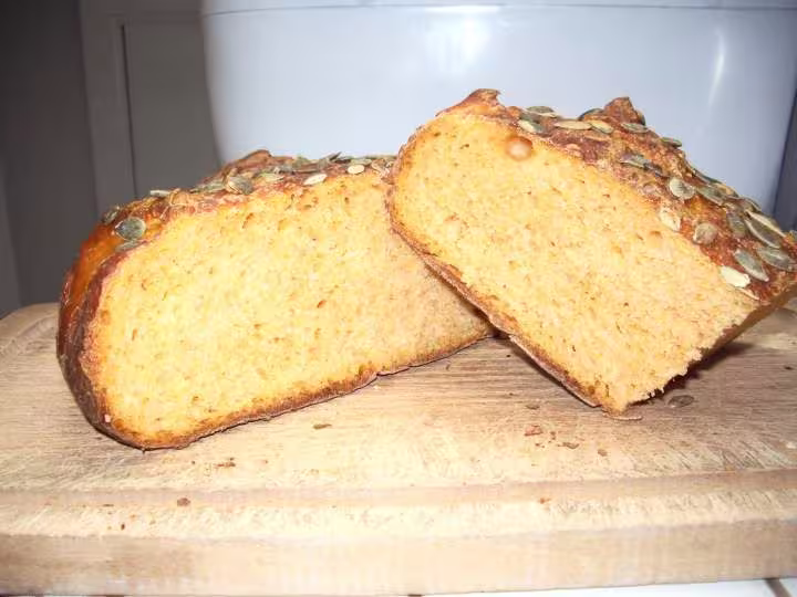 Mie du pain au potiron
