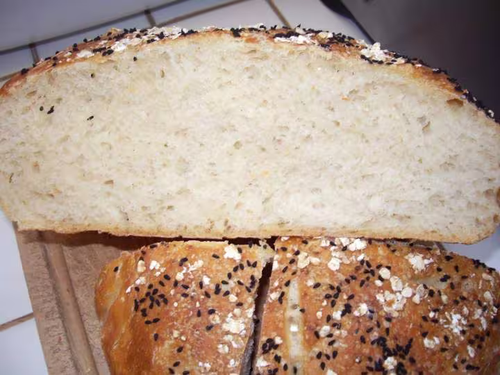 Mie pain au levain avoine