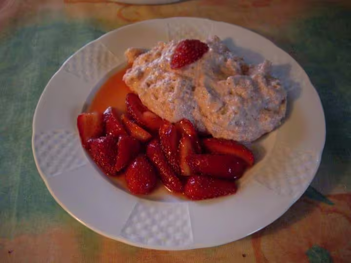 Mousse aux fraises